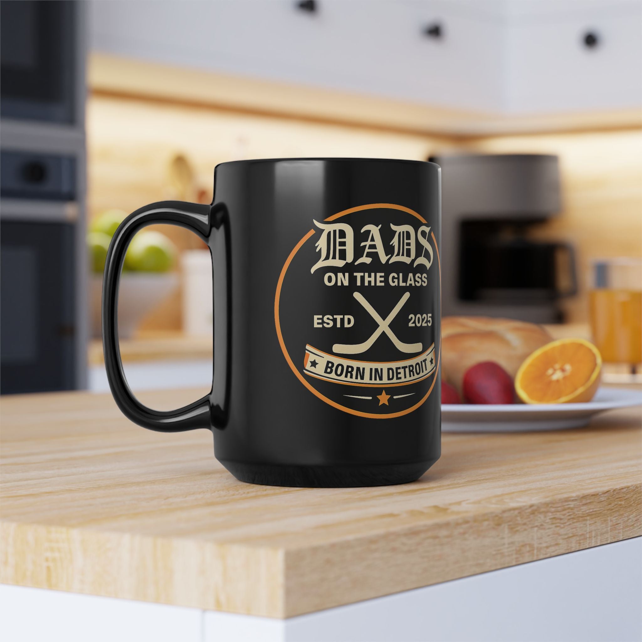 15oz Black Mug