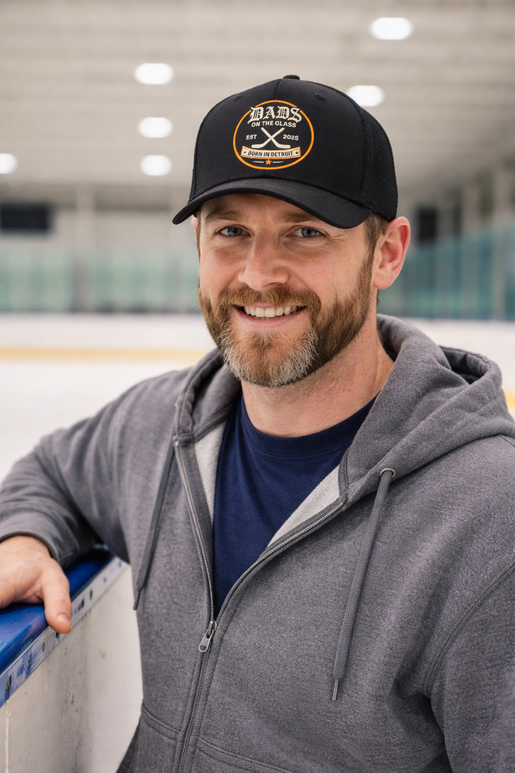 Dads on the Glass Born in Detroit Hat